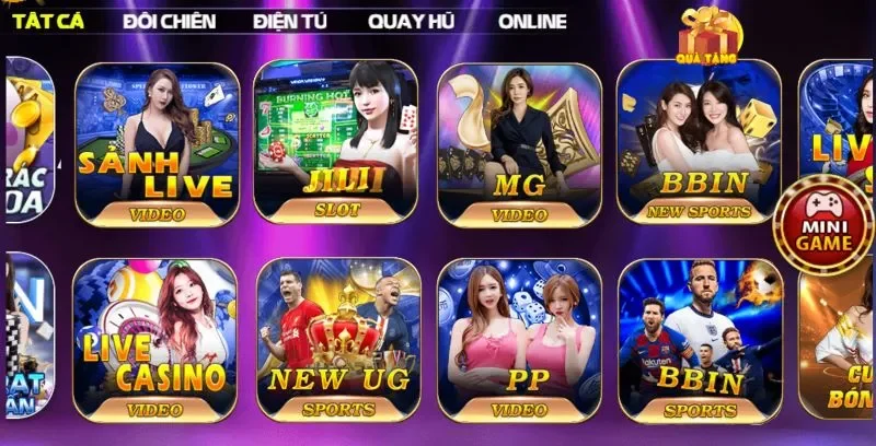 Sảnh game cược siêu khủng của 68gamebai 